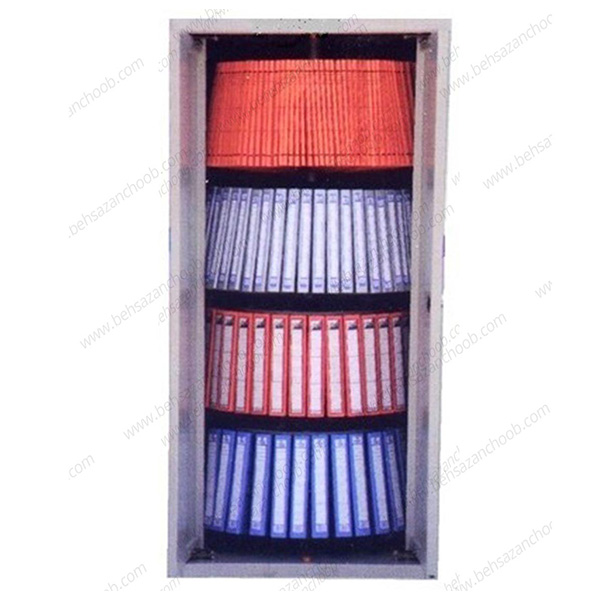 کمد دوار بایگانی چهار طبقه پوشه خور K415